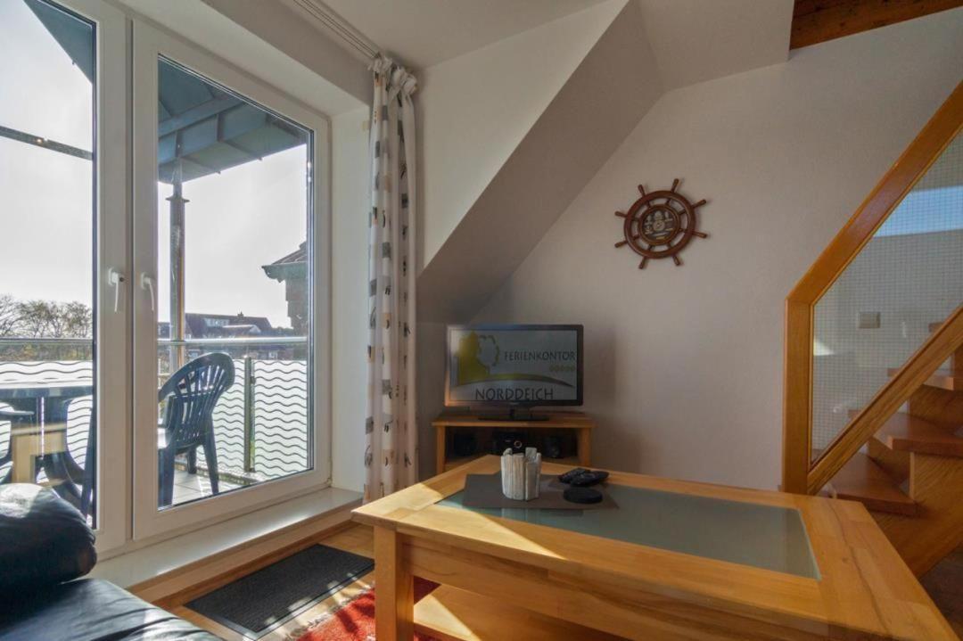 Ferienwohnung-Noerddiek-Strandnaehe-Meerblick Norddeich  Exteriör bild